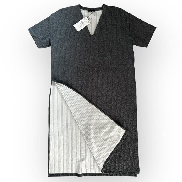 NWT Zara Trafaluc Grey Stretchy Tunic/Dress - Size Small - Picture 3 of 10